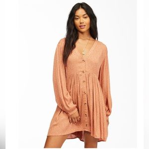 EUC Billabong On The Way Babydoll Dress